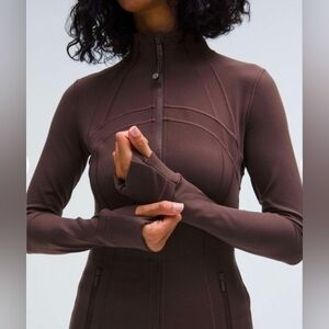 Lululemon Define Jacket *Nulu Espresso Size 14 NWOT